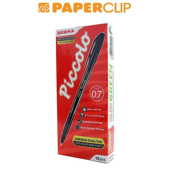 

BALLPOINT ZEBRA PICCOLO 07 12 BLACK