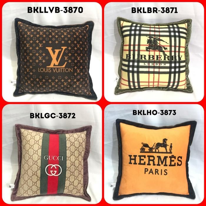 Bantal Sofa/Bantal Mobil LV Hermes Burberry Gucci Chanel