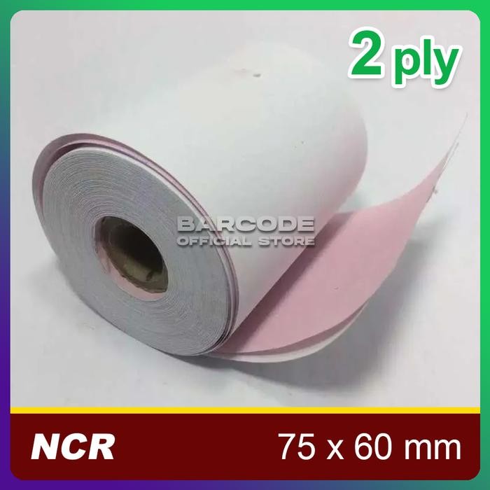 

Kertas Struk Kasir 60 x 75 mm - 2ply - Rangkap 2