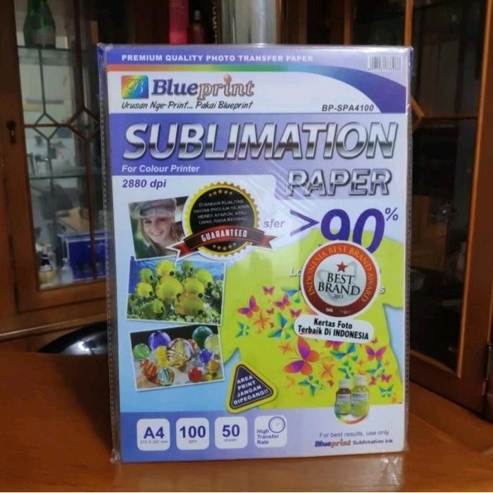 

Paper Blueprint Sublim A4 100 Gram / Kertas Sublim A4