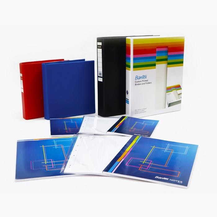 

Bantex Insert Binder Noted A5 Side Opening 2 Ring #A141 07
