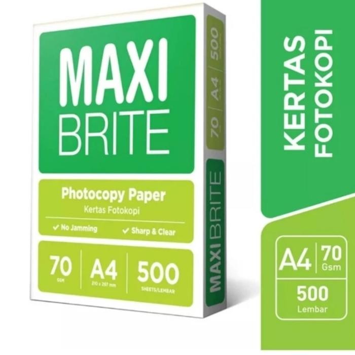 

kertas hvs a4 70gr maxi brite