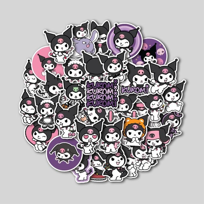 

STICKER PACK KUROMI SANRIO STICKER TUMBLER STIKER LAPTOP KOPER HELM