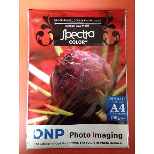 

Kertas Photo A4 - Photo Paper Glossy Spectra 230 Gram A4