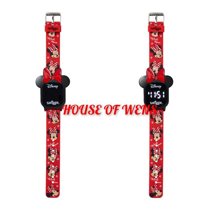 SMIGGLE MINNIE MOUSE DIGITAL WATCH ORIGINAL - JAM TANGAN SMIGGLE