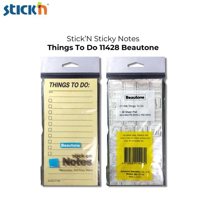 

Stick'n Beautone 11428 THING TO DO
