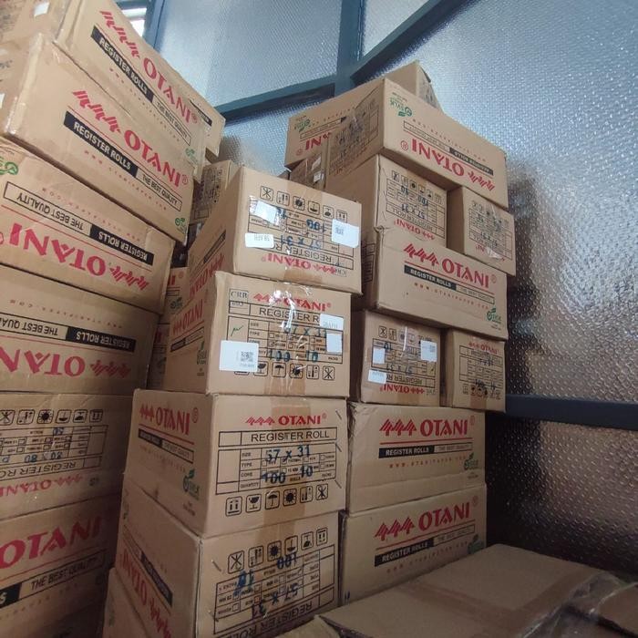 

OTANI 57x31 KERTAS THERMAL KASIR 57x30 PER DUS BOX KARTON