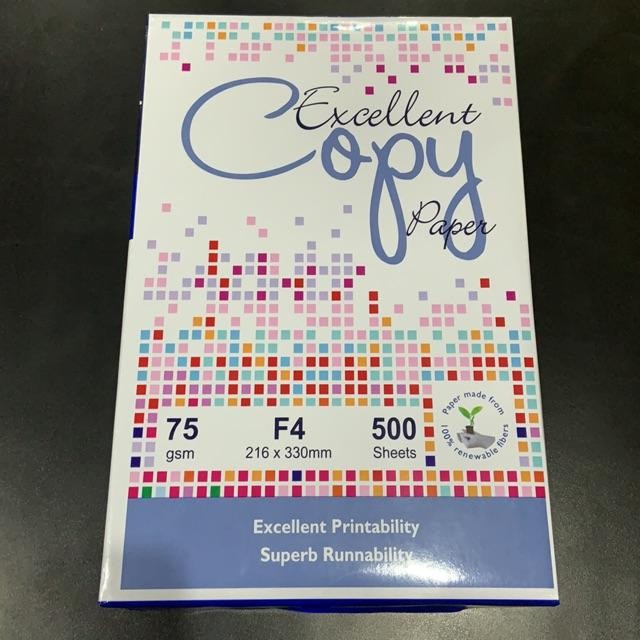 

Excellent Kertas HVS Folio F4 75 gr 1 Rim 500 Lembar 23 x 33 Cm