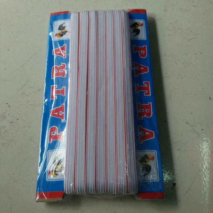 

KARET KOLOR,KARET DASI,KARET ELASTIS PATRA PANJANG 33 YEAR LEBAR 8 MM