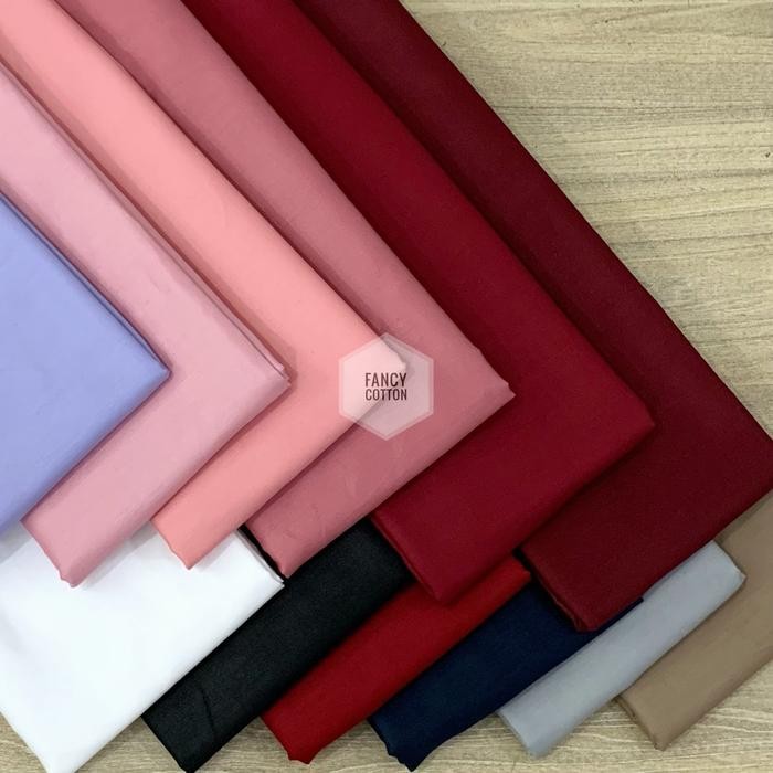 

Kain Katun Jepang polos glossy tokai senko