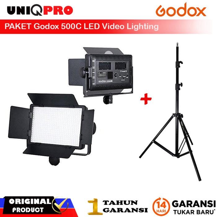 PAKET Godox 500C LED Video Lighting godox 500 C Studio Shooting Film