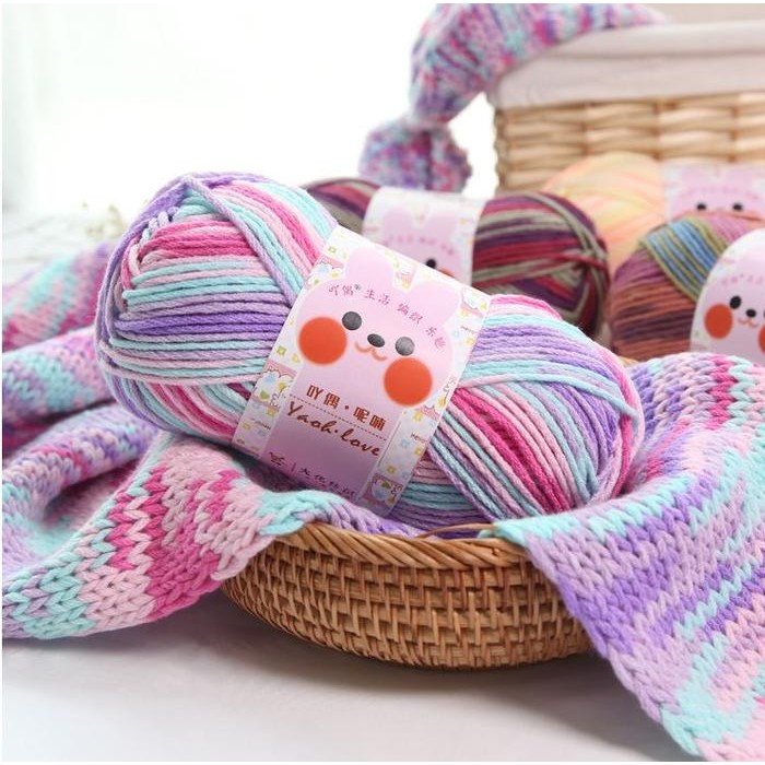 

Benang Rajut Soft Milk Cotton 6ply Katun Serat Susu YEOH (Sembur)