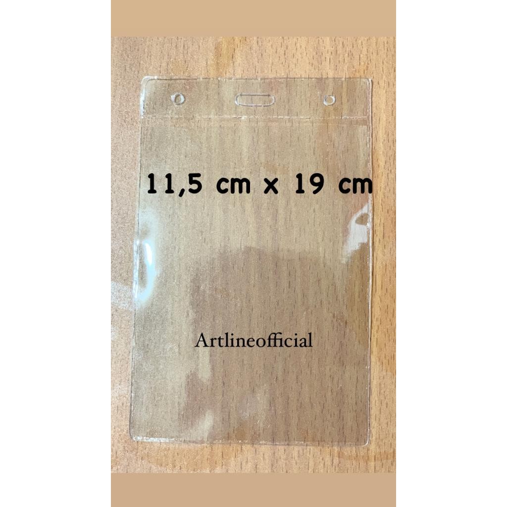 

Kantong plastik mika covername tag Uk 11,5 x 19 cm isi 100 pcs