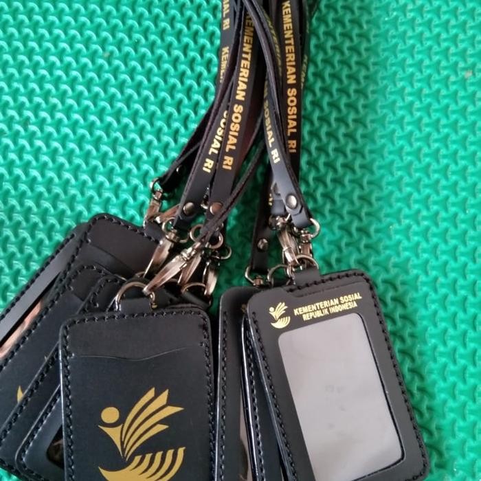 

kalung id card kemensos nametag holder kemensos gantungan id card