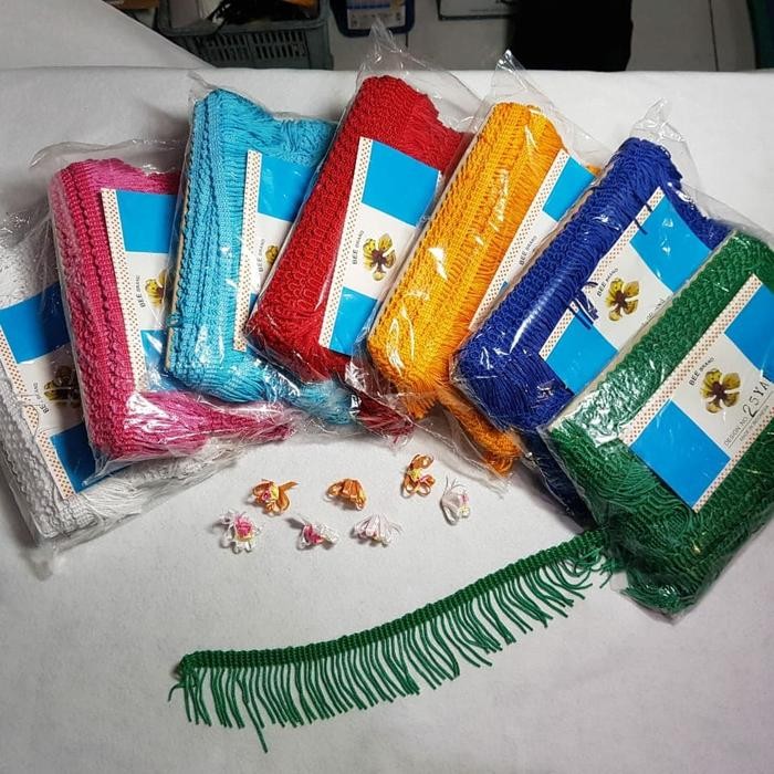 

Renda Rumbai Aneka Warna merk Bee