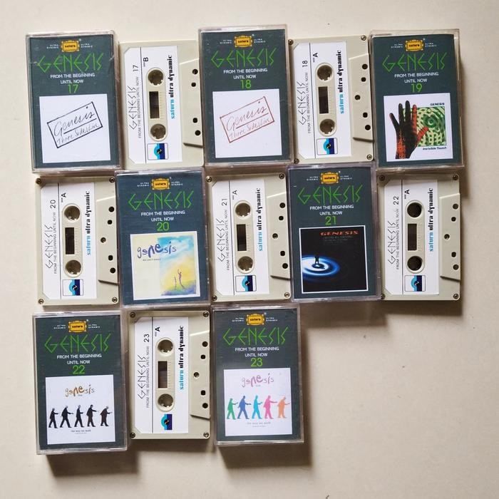 Kaset Pita Genesis From Beginning Until Now Paket 23 Kaset Pasti Ori