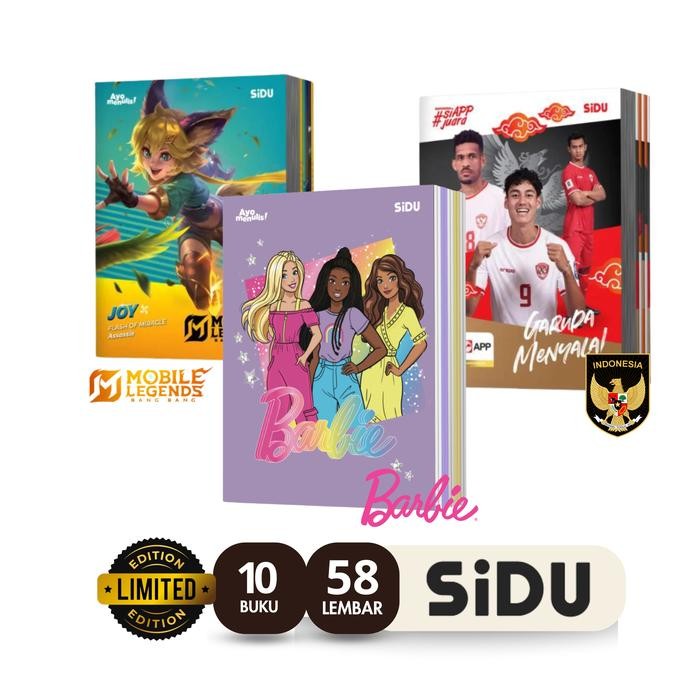 

BUKU TULIS SIDU 58 LEMBAR (1 PAK ISI 10 BUKU)