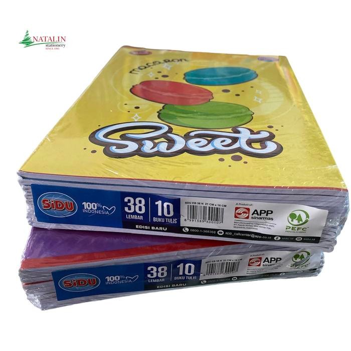

Buku Tulis SiDU 38 Lembar isi 10 Buku / SDU EB / ATK Sekolah Anak