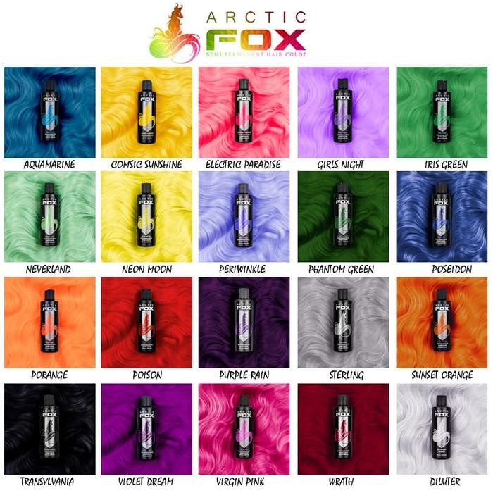 Diskon Arctic Fox - Cat Pewarna Rambut Arctic Fox Ready