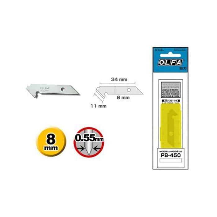 

PISAU REFILL BLADE OLFA PB-450 UNTUK CUTTER PC-S KODE 670
