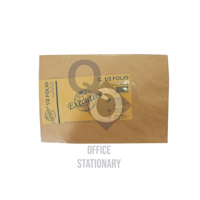 

AMPLOP COKLAT EXECUTIVE C 1/2 FOLIO KODE 1017