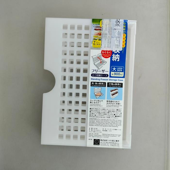 Kokubo Standing Freezer Storage Case Tempat Simpan Daging Ikan Dll Di Freezer