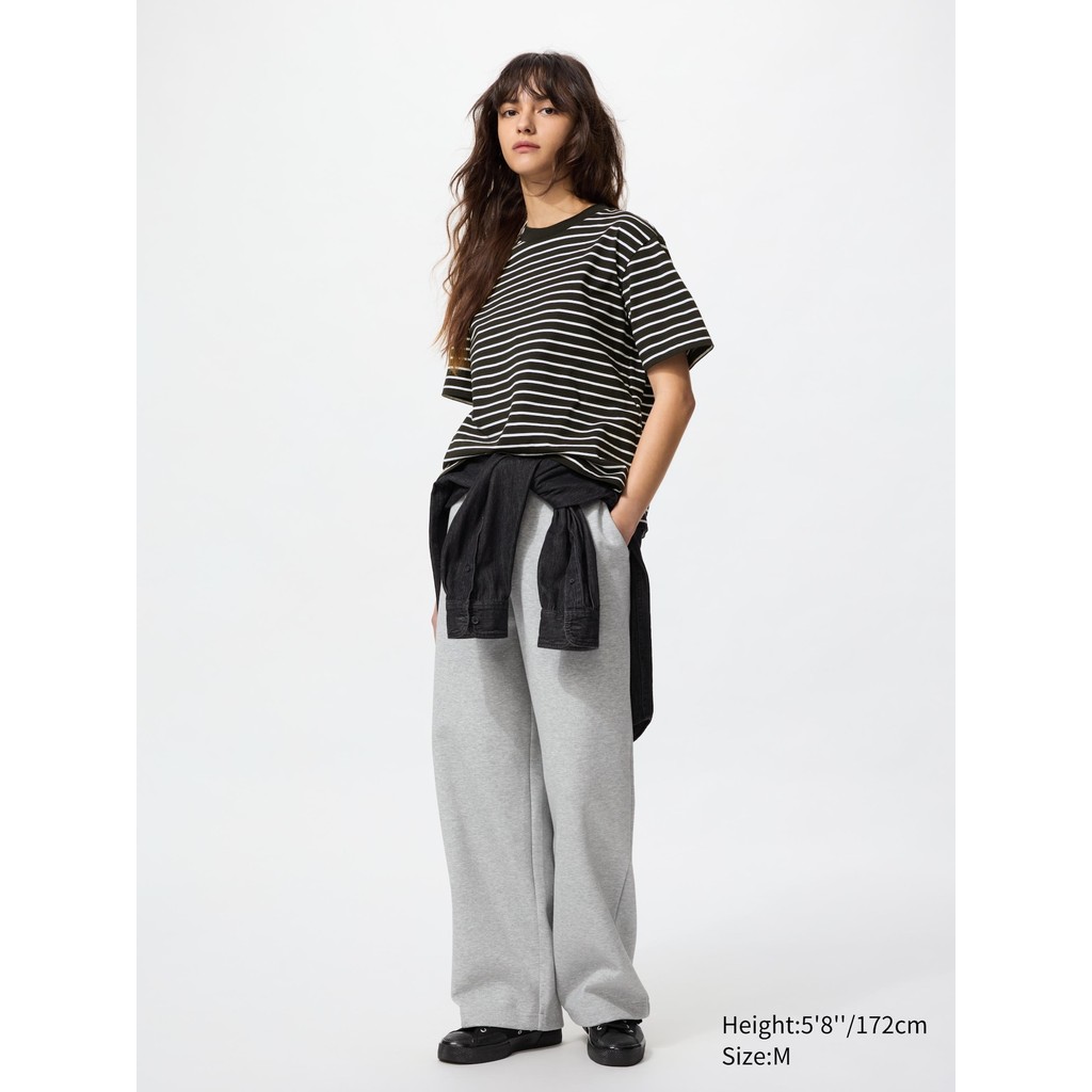 Uniqlo AIRism Katun T-Shirt | Garis