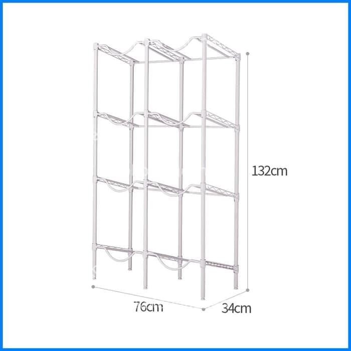 Krisbow Rak Galon 8 Susun Tingkat - Original