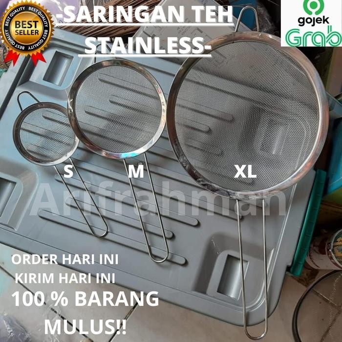 STAINLESS - FILTER - Saringan Tepung / Teh *