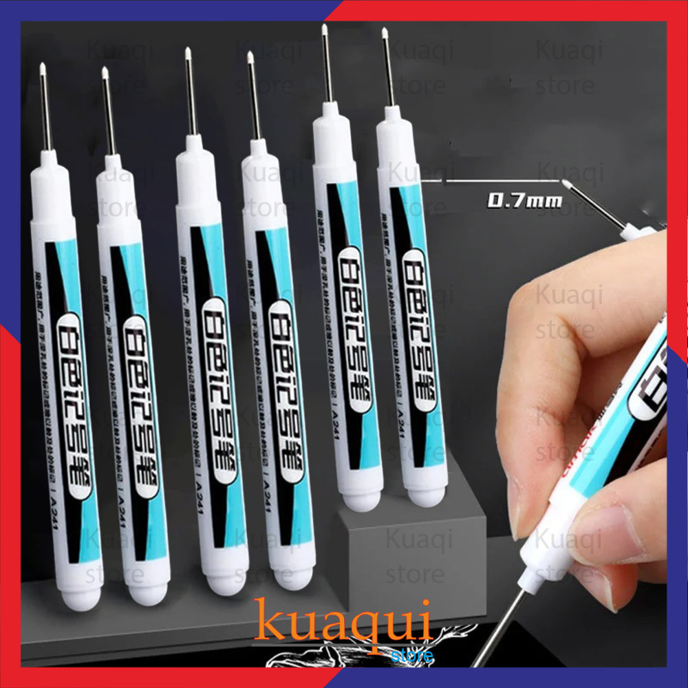 

Spidol White Permanen Waterproof Long Nib Marker Quick Dry Oily Marker