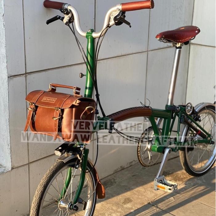 Tas sepeda , tas kulit brompton , tas brompton