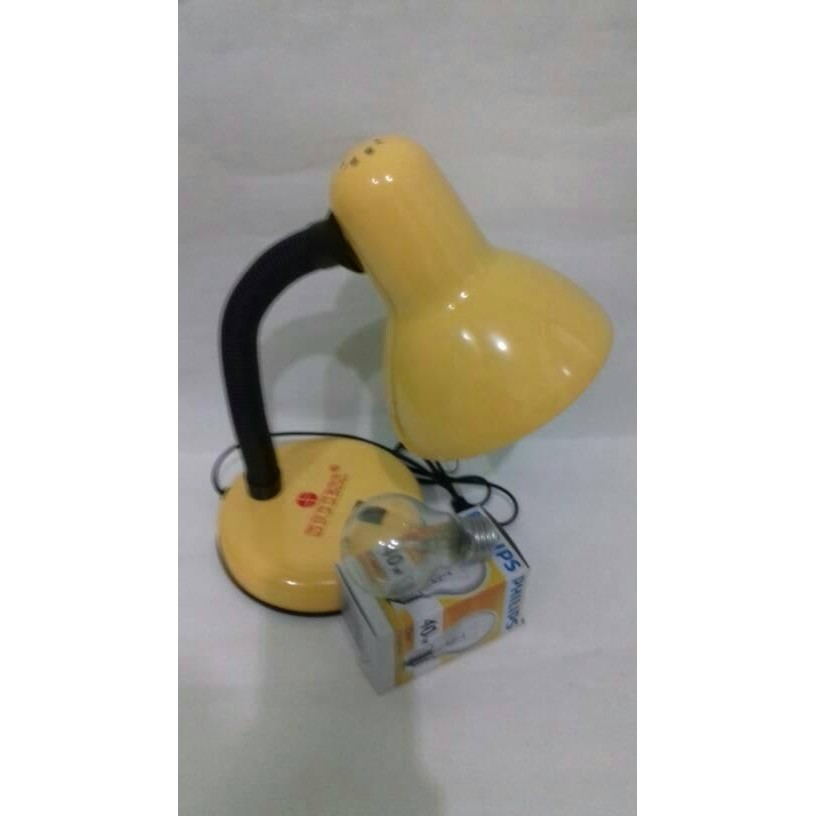 Paket Lampu Belajar/Lampu Meja/Lampu Baca Success + Bohlam Philips