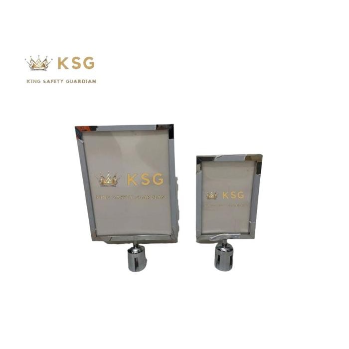 

Sign Frame A3 Potrait / Papan Tiang Antrian/Sign Board Tiang Antrian