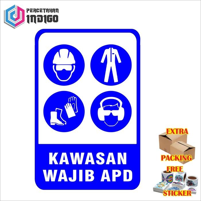 

Plat Alumunium Rambu Kawasan Wajib Apd