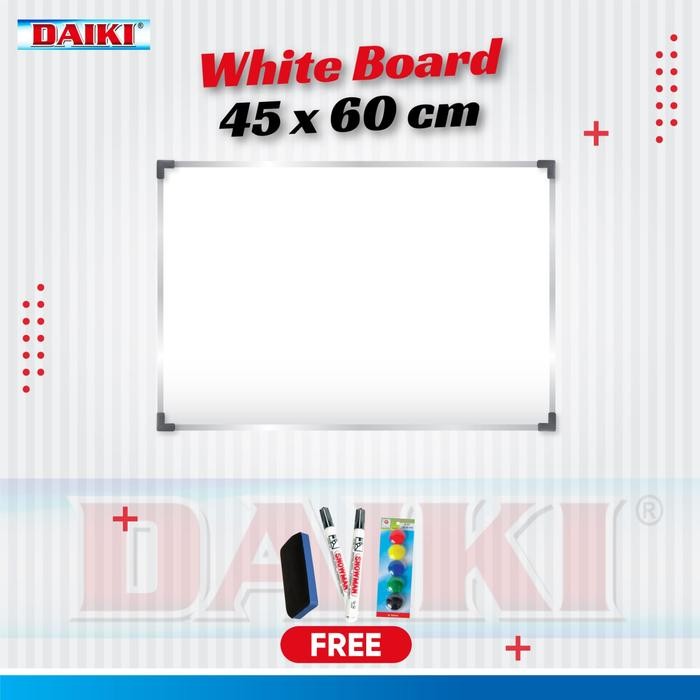

Whiteboard / Papan Tulis Magnetic Uk 45X60 Cm