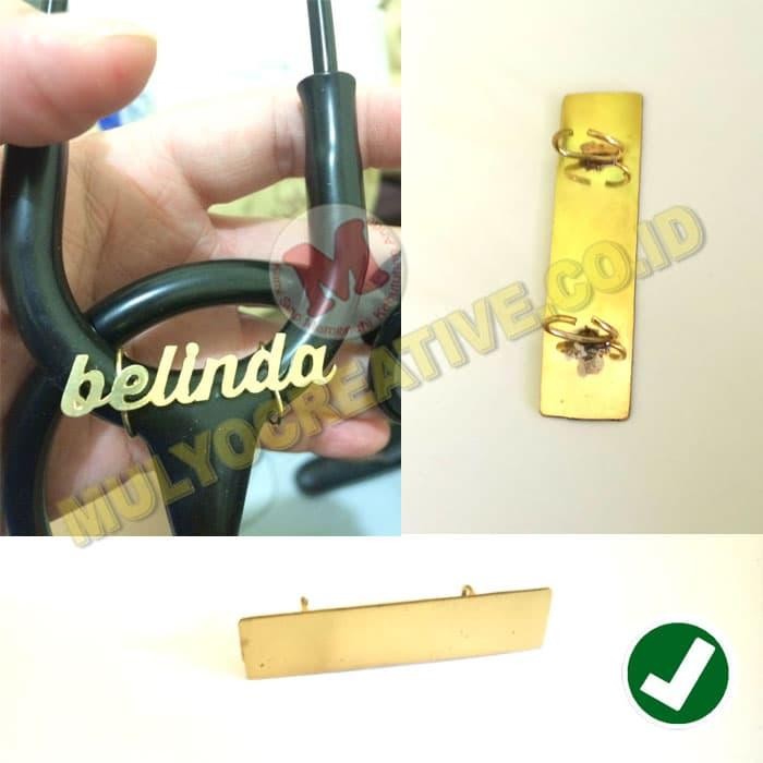 Stetostag Desain Custom - Name Tag untuk Stetoskop PREMIUM