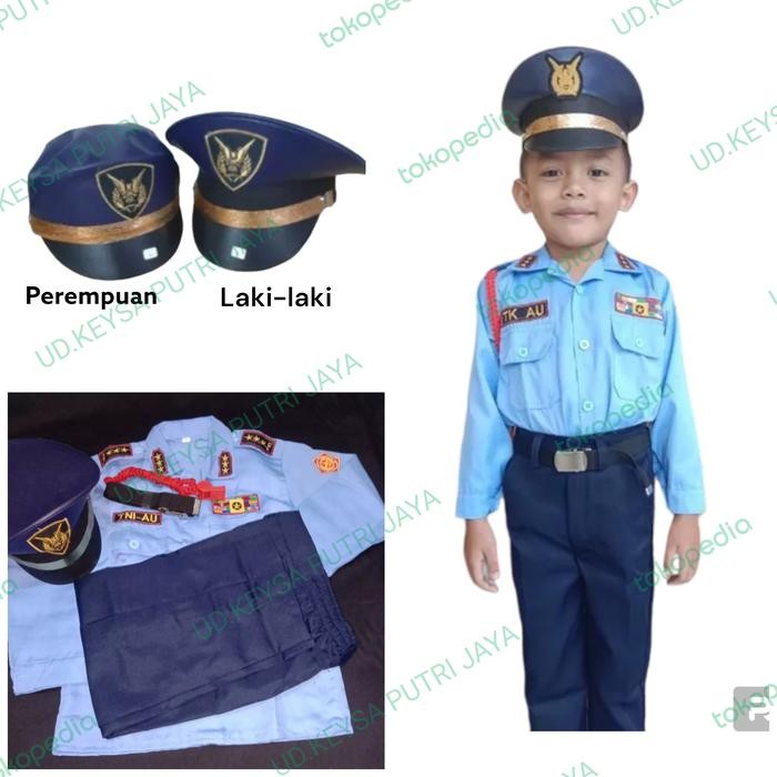 SIAPKIRIM Searagam Anak Tni AU / Baju Angkatan Udara Anak READY STOCK