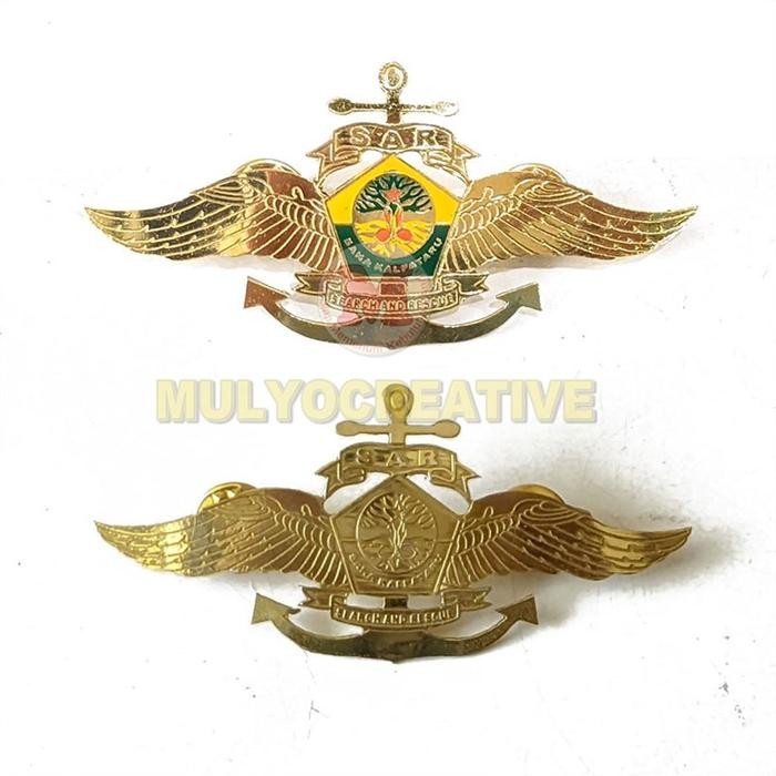 

Pin Wing Logo SAR Saka Kalpataru Bros SAR Saka Kalpataru Full Logam PREMIUM