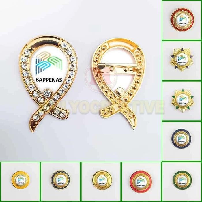 

Pin Bros Kementerian PPN Model Premium Pin Bappenas PREMIUM