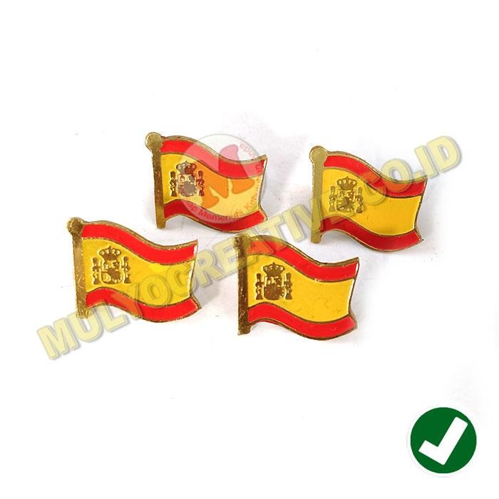 

Flag Pin Spanyol Murah Pin Bendera Negara Spanyol Bahan Kuningan Murah PREMIUM
