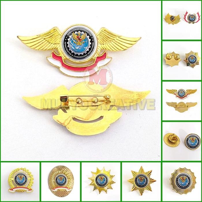 

Pin Bros Wing Logo Kementerian Koordinator Bidang Infrastruktur Pin Kemenkoinfra PREMIUM