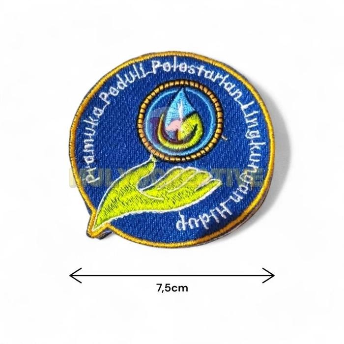 

Bordir Pramuka Peduli Pelestarian Lingkungan Hidup Badge Bordir Pramuka PREMIUM