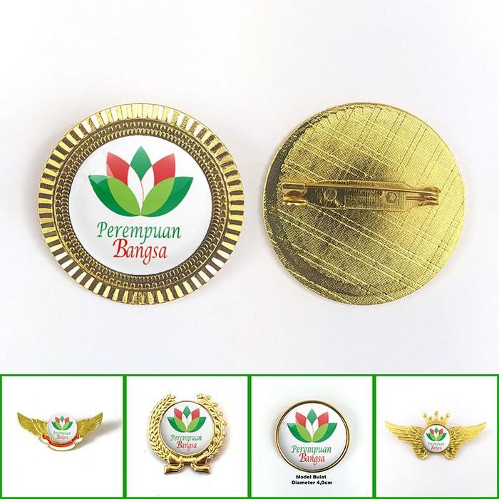

Pin Perempuan Bangsa PKB Wing Bros Logo Perempuan Bangsa Logam Kuninga PREMIUM