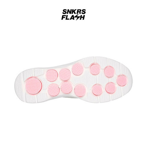 SKECHERS GO WALK 7 WHITE PINK Sepatu Casual Wanita - 125213OFPK - Size 40