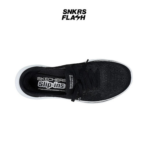 SKECHERS GO WALK 7 BLACK AQUA Sepatu Casual Wanita - 125213BKAQ - Size 38.5