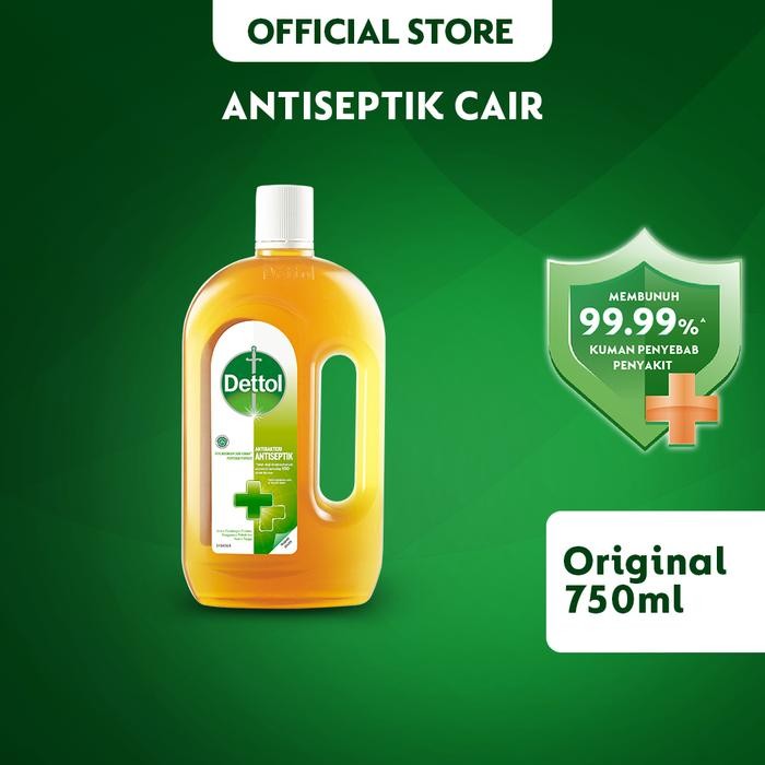 Dettol Cairan Antiseptik 750ml - Cairan Antiseptik