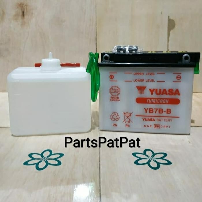 Aki Yb7B Aki Yuasa Yb7B-B Accu Yuasa Yb7Bb/Yb7B Kit Aki Tiger Nouvo