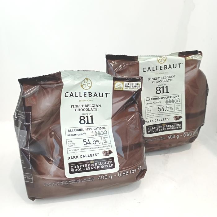 

NEW! CALLEBAUT 811 DARK CHOCOLATE 400GR