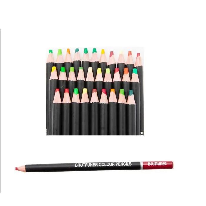 

Brutfuner 180 Colors Professional Oil Color Square Pencils Set Tinbox