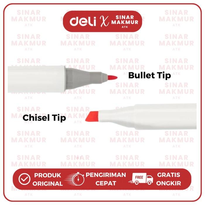 

Color Marker/Spidol Warna Dengan Tas 30 Warna Deli 70807-30 (Set)